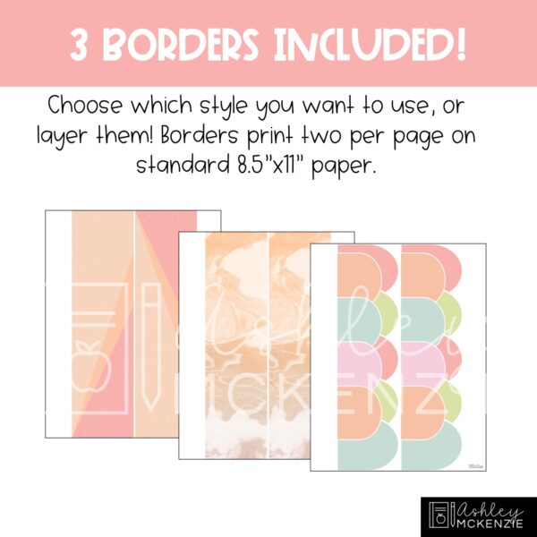 Marbled Pastel Back to School Bulletin Board Kit Marbled Pastel Back to School Bulletin Board Kit