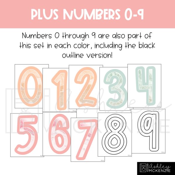 Marbled Pastel A-Z Bulletin Board Letters, Punctuation, and Numbers Marbled Pastel A-Z Bulletin Board Letters, Punctuation, and Numbers