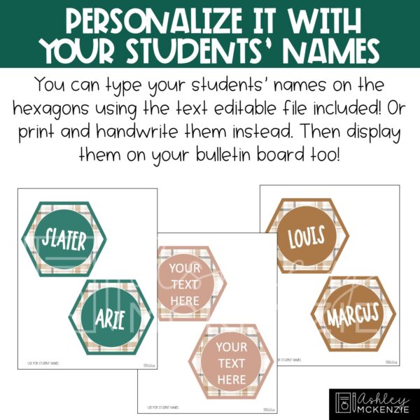 Modern Plaid Back to School Bulletin Board Kit Modern Plaid Back to School Bulletin Board Kit