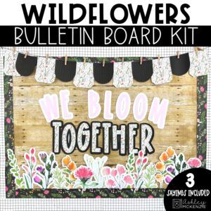 Wildflowers Back to School Bulletin Board Kit