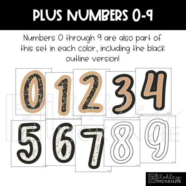Wildflowers Primary Font A-Z Bulletin Board Letters, Punctuation, and Numbers Wildflowers Primary Font A-Z Bulletin Board Letters, Punctuation, and Numbers