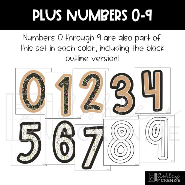 Wildflowers A-Z Bulletin Board Letters, Punctuation, and Numbers Wildflowers A-Z Bulletin Board Letters, Punctuation, and Numbers