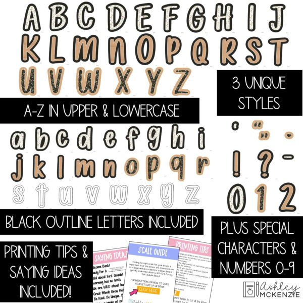 Wildflowers Primary Font A-Z Bulletin Board Letters, Punctuation, and Numbers Wildflowers Primary Font A-Z Bulletin Board Letters, Punctuation, and Numbers