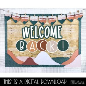 Abstract Landscape Back to School Bulletin Board Kit