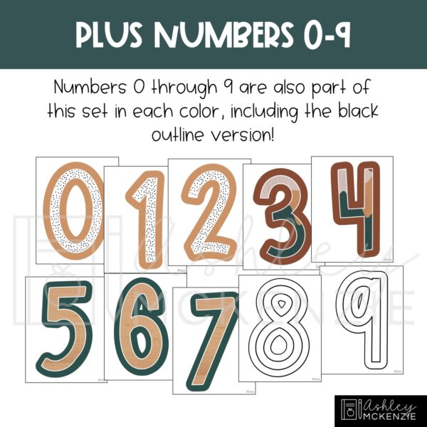 Abstract Landscape A-Z Bulletin Board Letters, Punctuation, and Numbers Abstract Landscape A-Z Bulletin Board Letters, Punctuation, and Numbers