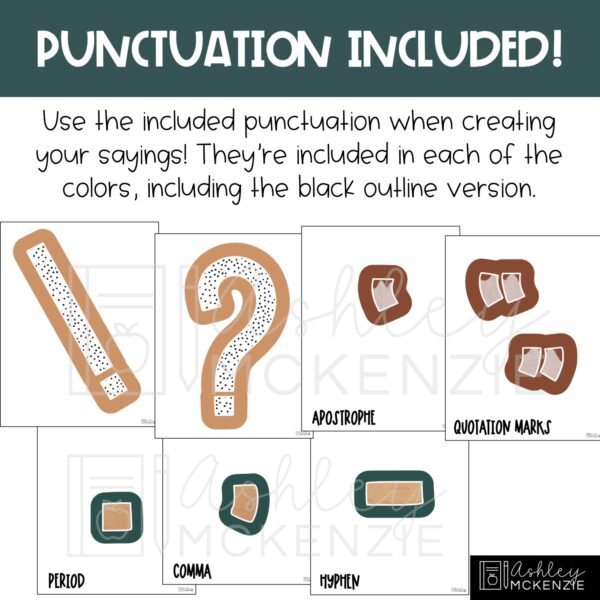 Abstract Landscape A-Z Bulletin Board Letters, Punctuation, and Numbers Abstract Landscape A-Z Bulletin Board Letters, Punctuation, and Numbers