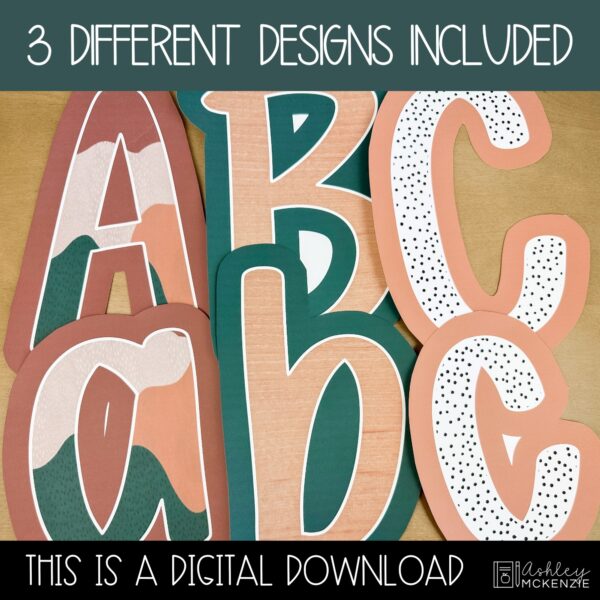 Abstract Landscape Primary Font A-Z Bulletin Board Letters, Punctuation, and Numbers Abstract Landscape Primary Font A-Z Bulletin Board Letters, Punctuation, and Numbers