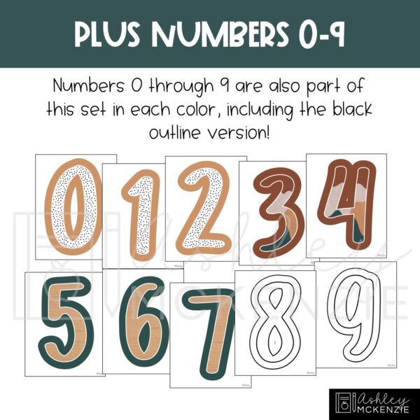 Abstract Landscape Primary Font A-Z Bulletin Board Letters, Punctuation, and Numbers Abstract Landscape Primary Font A-Z Bulletin Board Letters, Punctuation, and Numbers