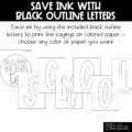 Black and White Terrazzo Back to School Bulletin Board Kit