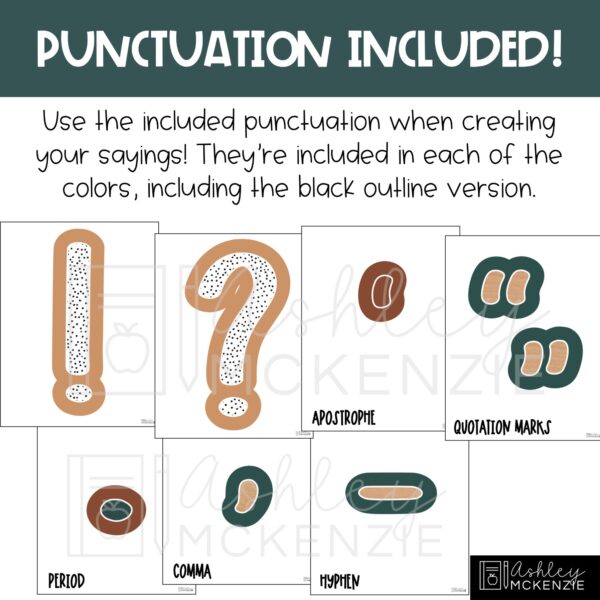 Abstract Landscape Primary Font A-Z Bulletin Board Letters, Punctuation, and Numbers Abstract Landscape Primary Font A-Z Bulletin Board Letters, Punctuation, and Numbers