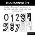 Black and White Terrazzo A-Z Bulletin Board Letters, Punctuation, and Numbers