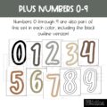 Neutral Colors Primary Font A-Z Bulletin Board Letters, Punctuation, and Numbers