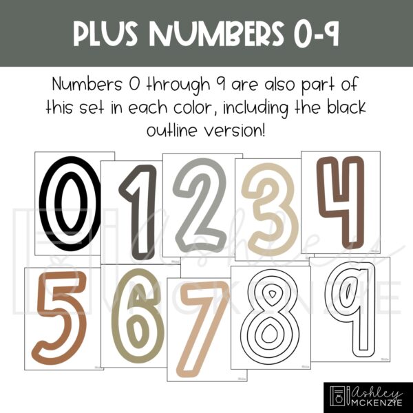 Neutral Colors A-Z Bulletin Board Letters, Punctuation, and Numbers Neutral Colors A-Z Bulletin Board Letters, Punctuation, and Numbers