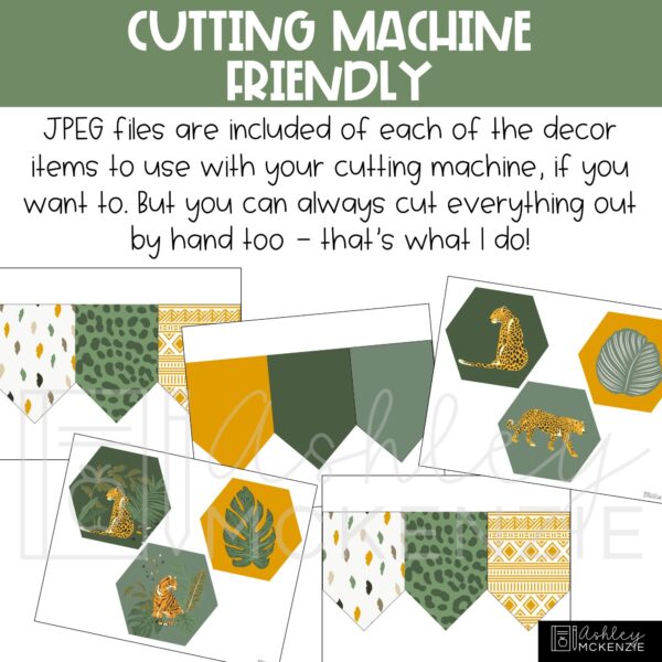Modern Jungle Classroom Door Decor Kit Modern Jungle Classroom Door Decor Kit
