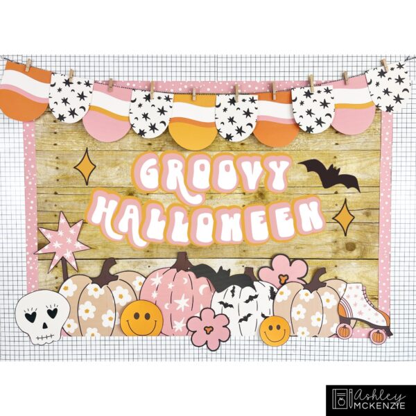 Retro Halloween Bulletin Board Kit Retro Halloween Bulletin Board Kit