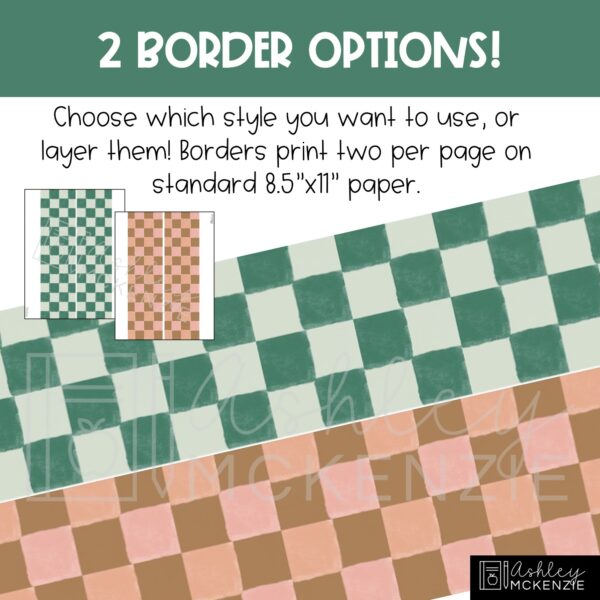 Modern Check Classroom Door Decor Kit Modern Check Classroom Door Decor Kit