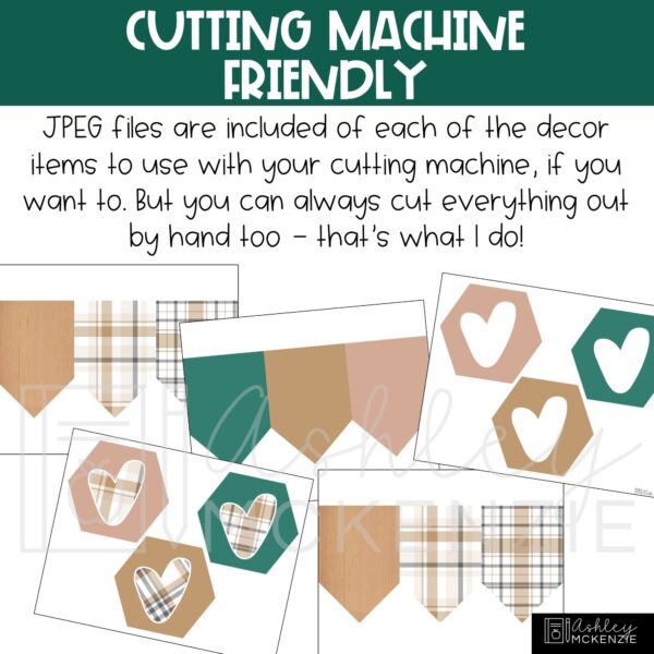 Modern Plaid Classroom Door Decor Kit Modern Plaid Classroom Door Decor Kit