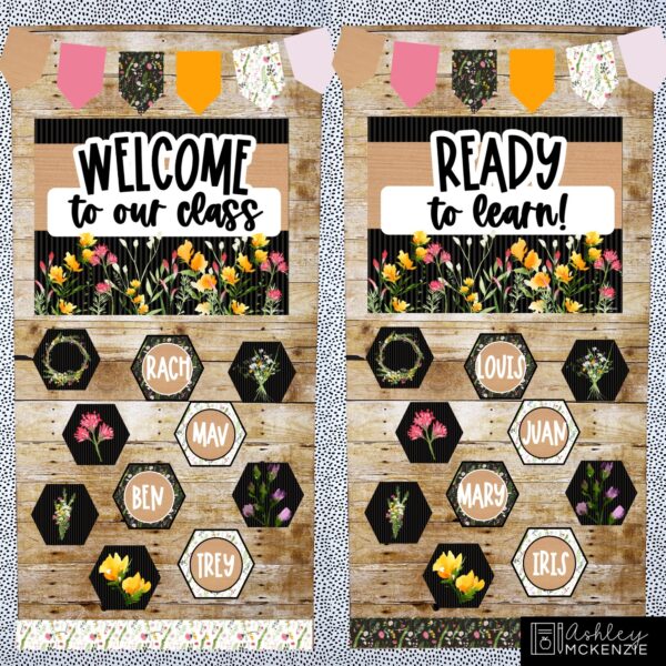 Wildflowers Classroom Door Decor Kit Wildflowers Classroom Door Decor Kit