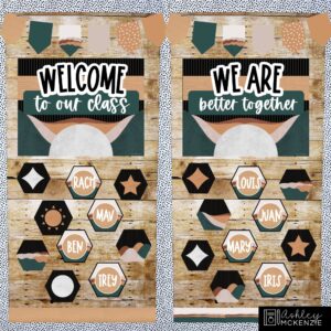 Abstract Landscape Classroom Door Decor Kit Abstract Landscape Classroom Door Decor Kit