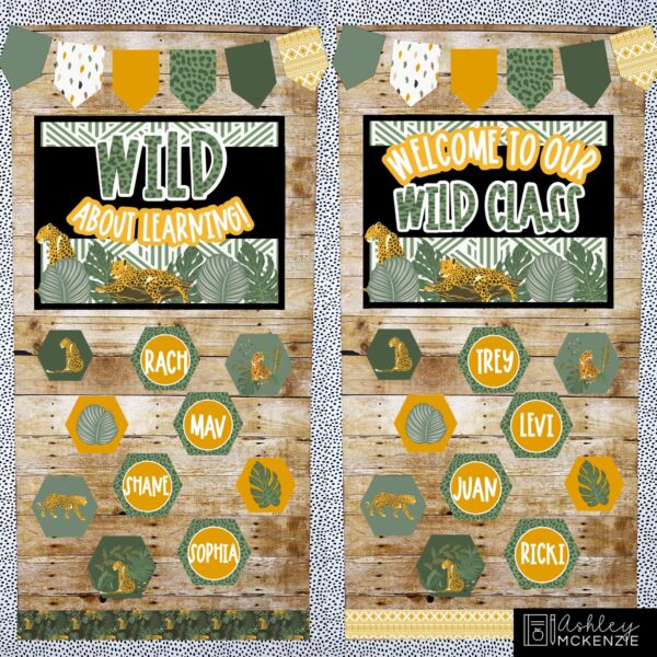 Modern Jungle Classroom Decor Bundle Modern Jungle Classroom Decor Bundle