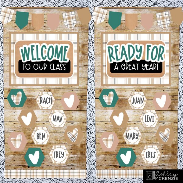 Modern Plaid Classroom Decor Bundle Modern Plaid Classroom Decor Bundle