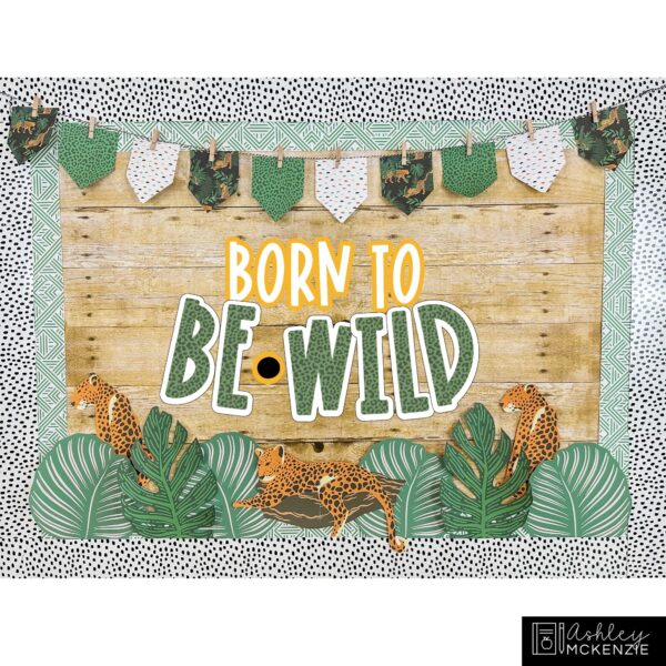 Modern Jungle Back to School Bulletin Board, Posters, A-Z Letters, and Door Decor Bundle Modern Jungle Back to School Bulletin Board, Posters, A-Z Letters, and Door Decor Bundle