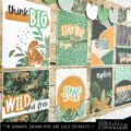 Modern Jungle Back to School Bulletin Board, Posters, A-Z Letters, and Door Decor Bundle