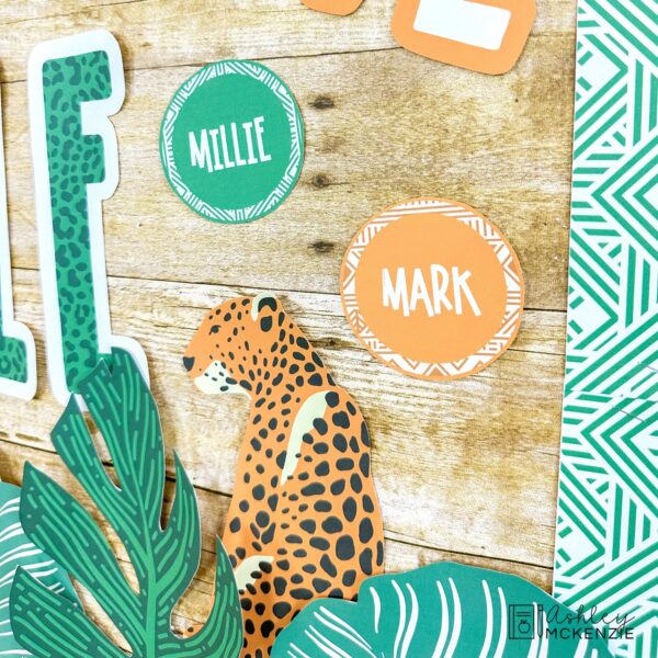 Modern Jungle Back to School Bulletin Board, Posters, A-Z Letters, and Door Decor Bundle Modern Jungle Back to School Bulletin Board, Posters, A-Z Letters, and Door Decor Bundle