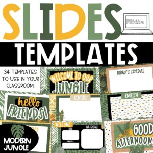 Modern Jungle Google Slides and PowerPoint Templates