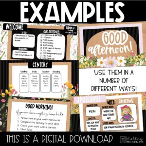 Wildflowers Google Slides and PowerPoint Templates Wildflowers Google Slides and PowerPoint Templates