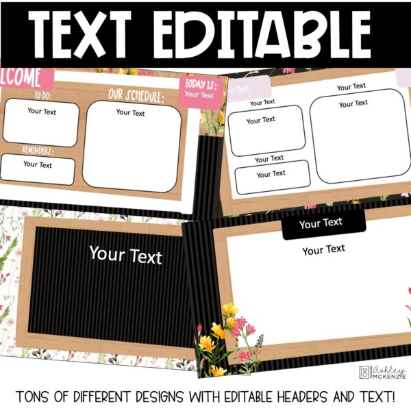 Wildflowers Google Slides and PowerPoint Templates Wildflowers Google Slides and PowerPoint Templates