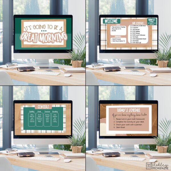 Modern Plaid Classroom Decor Bundle Modern Plaid Classroom Decor Bundle