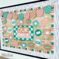 Modern Checkered Back to School Bulletin Board, Posters, A-Z Letters, and Door Decor Bundle