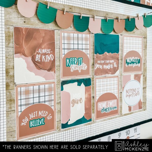 Modern Plaid Back to School Bulletin Board, Posters, A-Z Letters, and Door Decor Bundle Modern Plaid Back to School Bulletin Board, Posters, A-Z Letters, and Door Decor Bundle