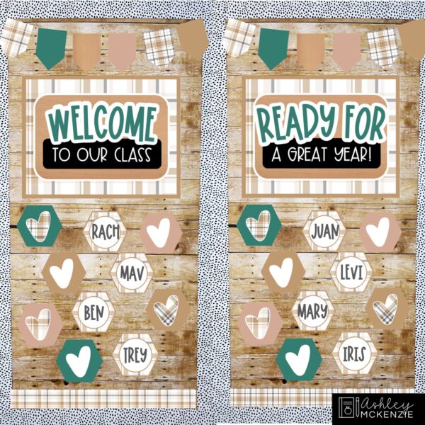 Modern Plaid Back to School Bulletin Board, Posters, A-Z Letters, and Door Decor Bundle Modern Plaid Back to School Bulletin Board, Posters, A-Z Letters, and Door Decor Bundle