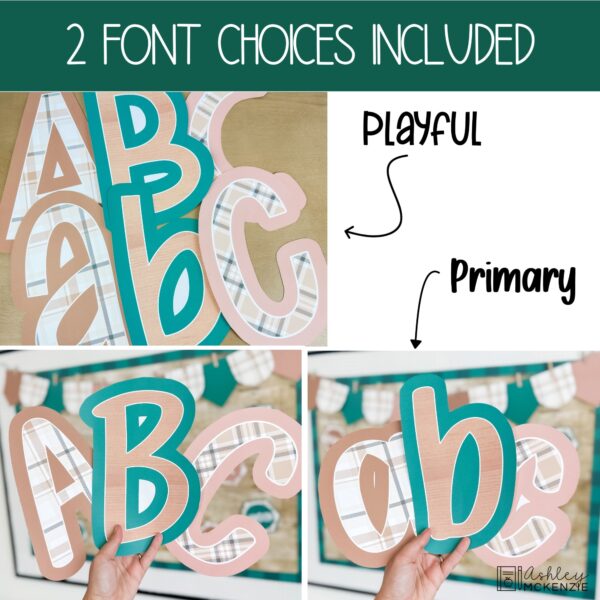 Modern Plaid Back to School Bulletin Board, Posters, A-Z Letters, and Door Decor Bundle Modern Plaid Back to School Bulletin Board, Posters, A-Z Letters, and Door Decor Bundle
