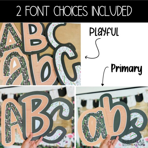 Wildflowers Back to School Bulletin Board, Posters, A-Z Letters, and Door Decor Bundle Wildflowers Back to School Bulletin Board, Posters, A-Z Letters, and Door Decor Bundle