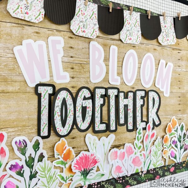 Wildflowers Back to School Bulletin Board, Posters, A-Z Letters, and Door Decor Bundle Wildflowers Back to School Bulletin Board, Posters, A-Z Letters, and Door Decor Bundle