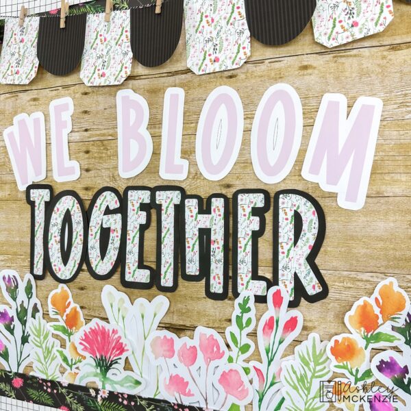 Wildflowers Back to School Bulletin Board, Posters, A-Z Letters, and Door Decor Bundle Wildflowers Back to School Bulletin Board, Posters, A-Z Letters, and Door Decor Bundle