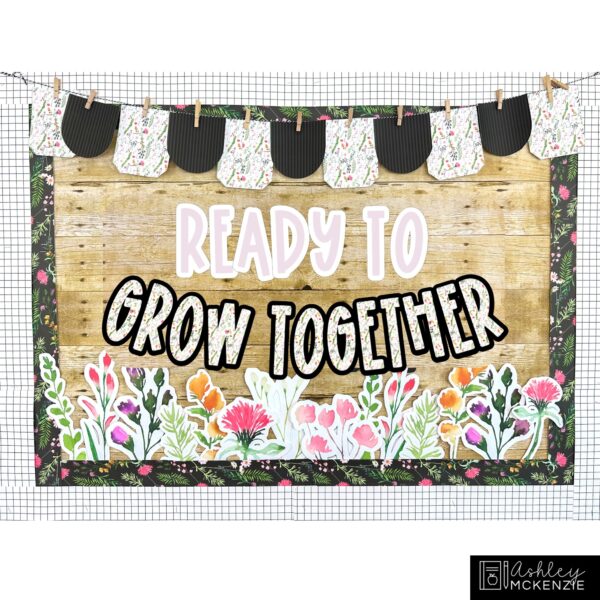 Wildflowers Back to School Bulletin Board, Posters, A-Z Letters, and Door Decor Bundle Wildflowers Back to School Bulletin Board, Posters, A-Z Letters, and Door Decor Bundle