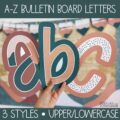 Abstract Landscape Back to School Bulletin Board, Posters, A-Z Letters, and Door Decor Bundle
