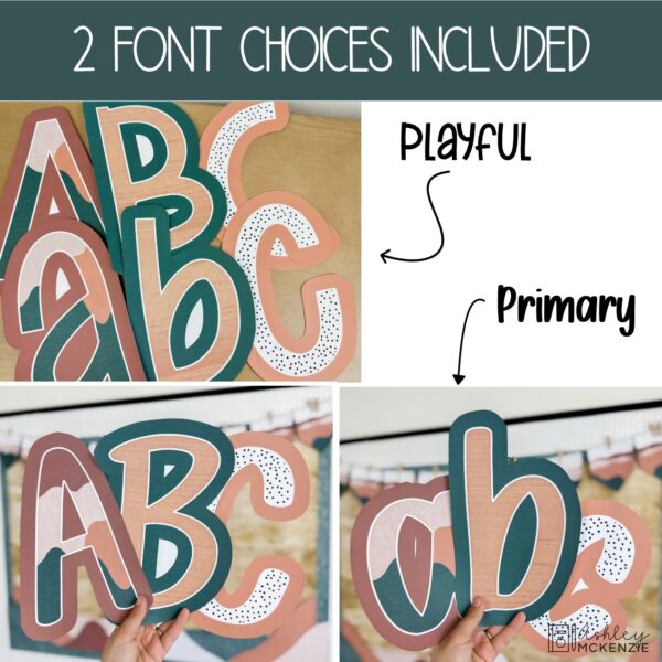 Abstract Landscape Back to School Bulletin Board, Posters, A-Z Letters, and Door Decor Bundle Abstract Landscape Back to School Bulletin Board, Posters, A-Z Letters, and Door Decor Bundle