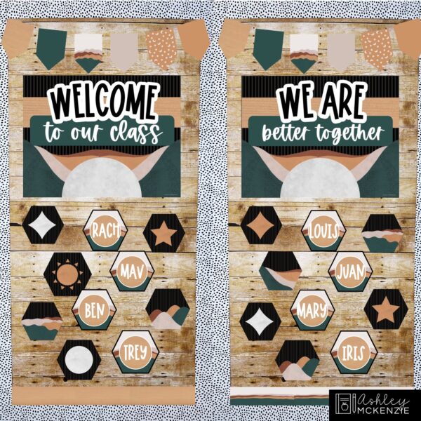 Abstract Landscape Back to School Bulletin Board, Posters, A-Z Letters, and Door Decor Bundle Abstract Landscape Back to School Bulletin Board, Posters, A-Z Letters, and Door Decor Bundle