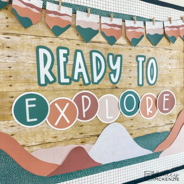Abstract Landscape Back to School Bulletin Board, Posters, A-Z Letters, and Door Decor Bundle Abstract Landscape Back to School Bulletin Board, Posters, A-Z Letters, and Door Decor Bundle