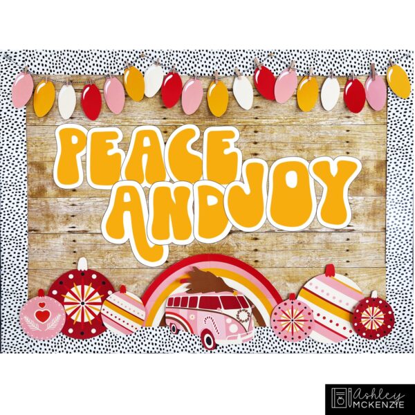Christmas Retro Theme Classroom Decor Bundle Christmas Retro Theme Classroom Decor Bundle