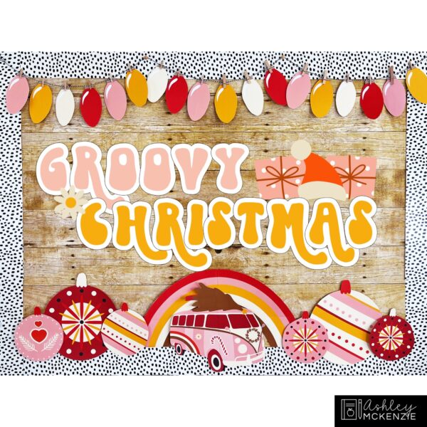 Christmas Retro Theme Bulletin Board Kit Christmas Retro Theme Bulletin Board Kit