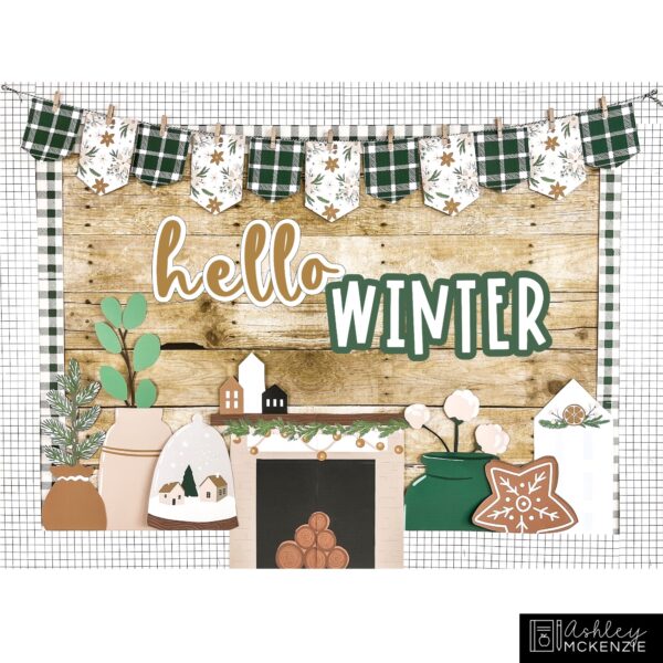 Modern Winter Classroom Decor Bundle Modern Winter Classroom Decor Bundle