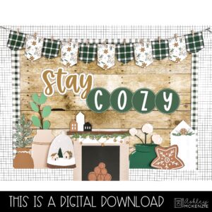 Modern Winter Bulletin Board Kit Modern Winter Bulletin Board Kit