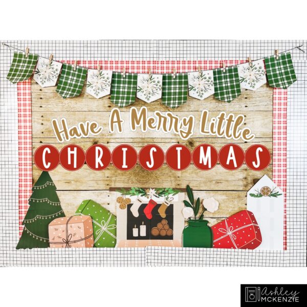 Modern Christmas Bulletin Board Kit Modern Christmas Bulletin Board Kit