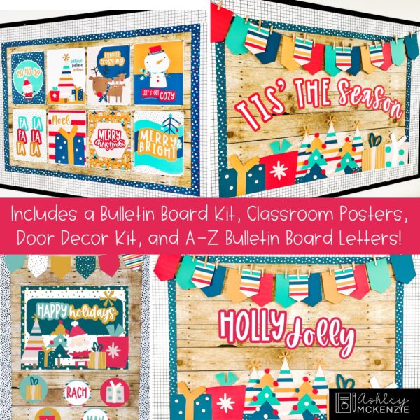 Festive Christmas Classroom Decor Bundle Festive Christmas Classroom Decor Bundle
